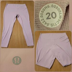 Lululemon Align High-Rise Pink Leggings Women Size 20x27 Inseam LW5CTIS